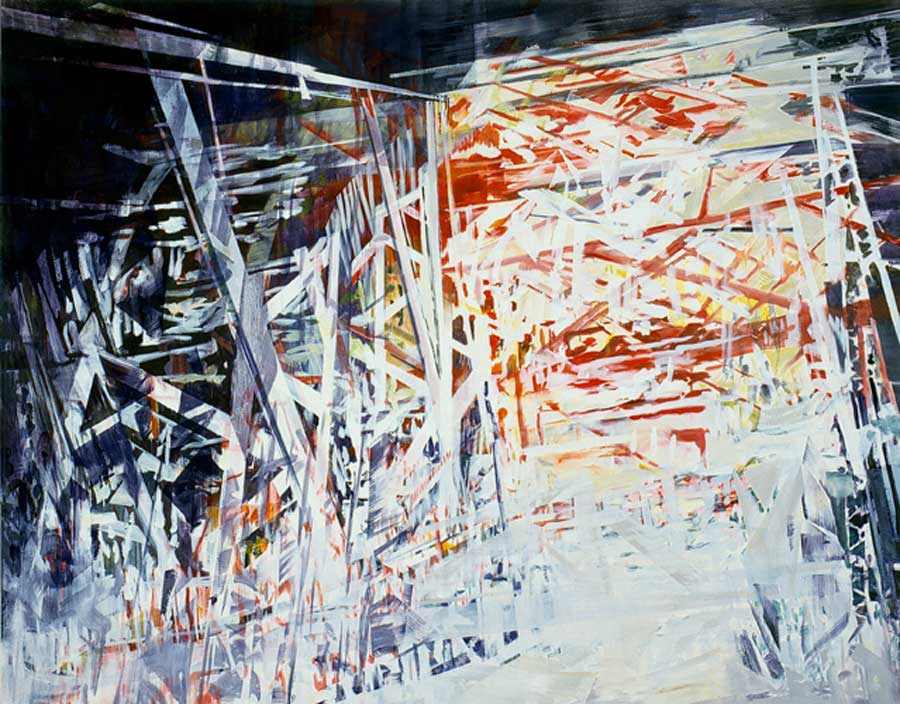 Thomas Hellinger • o.T. 2005 • Öl auf Nessel • 180 x 230 cm